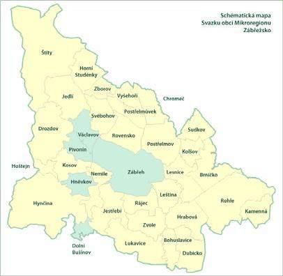 Analytická část 1. Socio-demografická analýza a ekonomické údaje o regionu 1.1 Vymezení regionu Svazek obcí Mikroregionu Zábřežsko sdružuje ve 30 obcích cca 35 000 obyvatel.