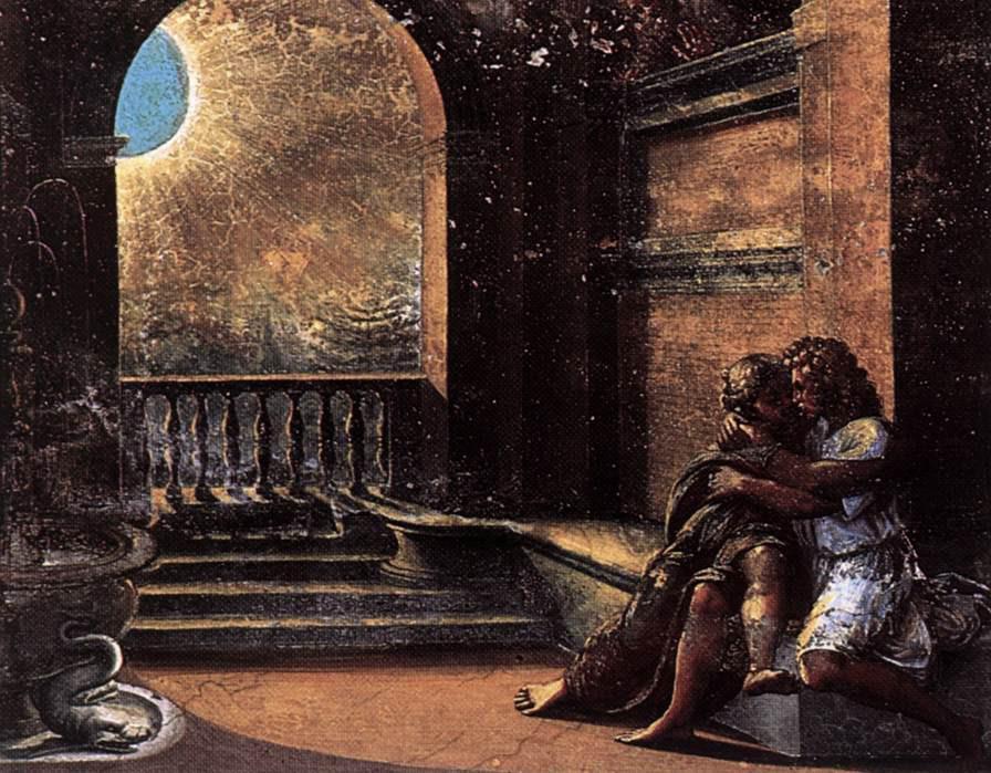 Izák a Rebeka u Abímeleka, Rafael, 1518 - IZÁK V GERARU - ZAPŘENÍ REBEKY - STONÁSOBNÁ
