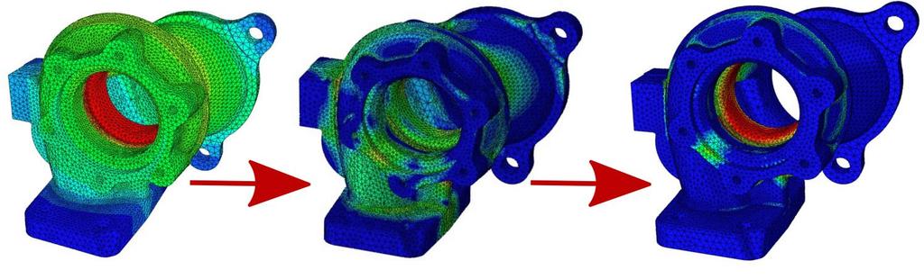 Navržený přístup obsahuje tři kroky, které se provádějí v prostředí MKP programu ABAQUS: Nestacionární teplotní analýza Elasticko plastická analýza napjatosti Stanovení životnosti