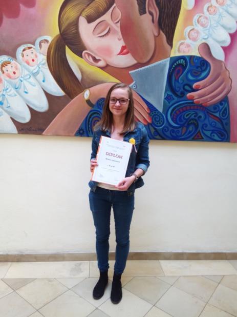 Monika Jonczyová se 11. května 2016 v Ústředním kole (celorepublikové kolo) soutěže v anglickém jazyce umístila na 3.