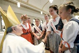 100 yrs celebration at New Prague MN I grew up in Saint Wenceslaus parish said Bishop Peter Esterka, presider at the Mass to celebrate the 100th anniversary of St Wenceslaus Church in