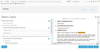 konkrétní problém Získáte výsledek pouze pomocí odpovědí na otázky Vše zvládnete s jistotou i bez právní znalosti Zabezpečíte svá osobní data Díky spolehlivým technologiím jsou data maximálně
