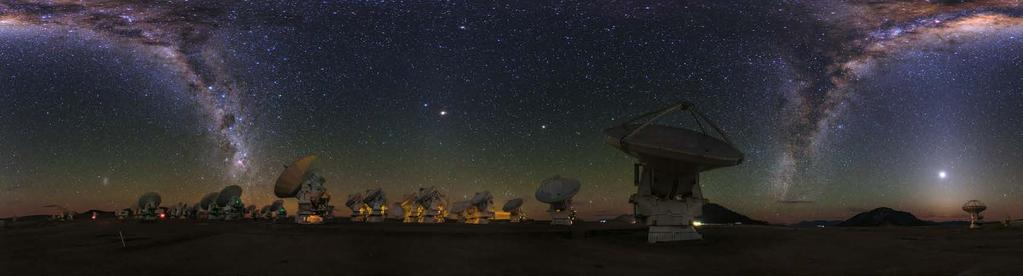 ALMA největší rádiová observatoř světa ALMA je akronym pro Atacama Large Millimeter /submillimeter Array, neboli nejnovější radio-interferometrickou