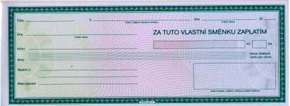 Principy směnečných vztahů Účastníci směnky Náležitosti směnky Josef Kotásek Masarykova
