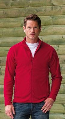 00 Microfleecová bunda Full Zip R-883F-0 190 g/m² ový microfleece s úpravou proti plstnatění půlkruhová vsadka na zadní straně pod krkem