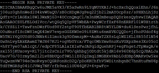 Obr. 6.3: Vygenerovaný soukromý klíč v Openssl. Obr. 6.4: Vygenerovaný veřejný klíč v Openssl. 6.2.6 Quagga a SEND Quagga je software implementující směrovací algoritmy OSPF, RIP, IS-IS a BGP.