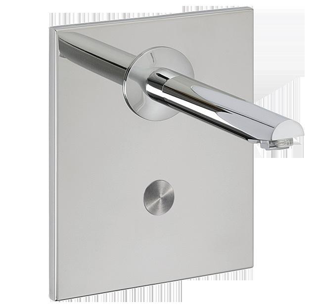dotknięciem SLU 04 P25B bateria ścienna, podtynkowa na jedną wodę, długość wylewki 250 mm,,