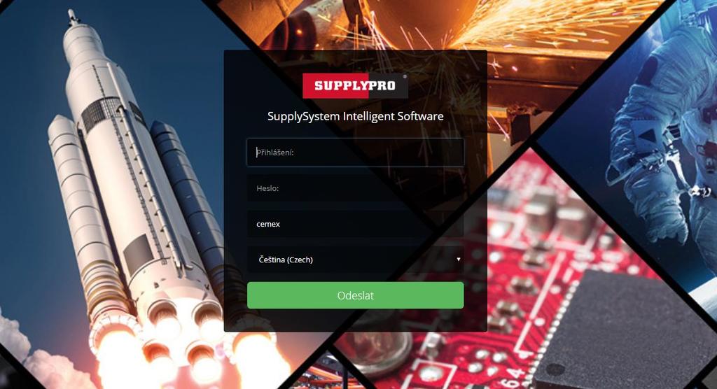 Supply System Inteligent Software Online přístup bez nutnosti instalace software