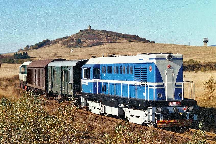 2.2. Pravidelné manipulační vlaky 83122/83125 Na základě domluvy se společností ČD Cargo, a.s. je během oslav možné nasazení historické motorové lokomotivy T435.