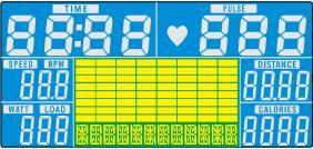 NÁVOD NA OBSLUHU POČÍTAČE FUNKCE Název Popis TIME čas Rozsah zobrazení 0:00-99:59, rozsha nastavení 0:00-99:00 SPEED rychlost Rozsah 0,0 99,9 km/hod.