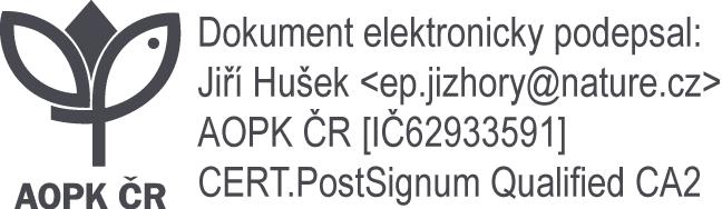 SPRÁVA CHRÁNĚNÉ KRAJINNÉ OBLASTI JIZERSKÉ HORY U Jezu 10 460 01 Liberec dle rozdělovníku tel.: 482 428 999 e-mail: jizhory@nature.cz e-podatelna: ep.jizhory@nature.cz IDDS: zqmdynq NAŠE Č. J.: SR/0565/JH/2012-8 VYŘIZUJE: Ing.