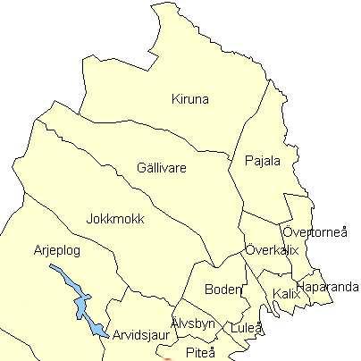 Správní obce na území severního Švédska, v oblasti Norbotten <https://sv.wikipedia.