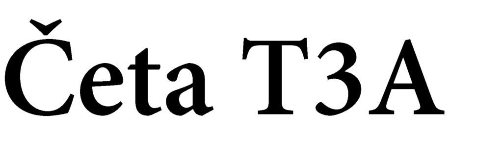 Četa T3A třídní učitelka Mgr.