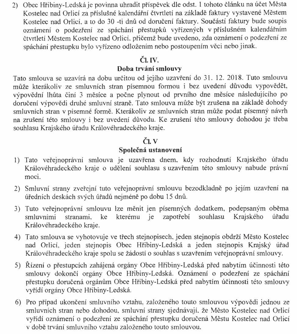 Částka 2/2015 Věstník právních předpisů Královéhradeckého kraje Strana 120 V Hřibinách-Ledské dne 30. 12. 2014 V Kostelci nad Orlicí dne 8.