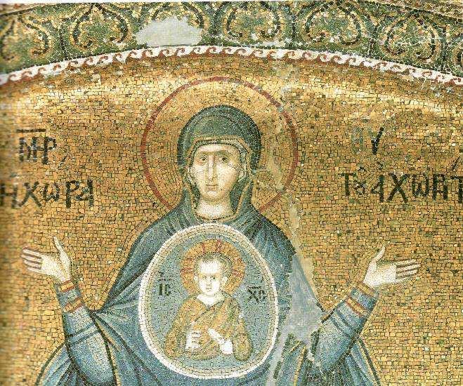 Matka Boží Chora (typu Platyterra, Blachernitissa).