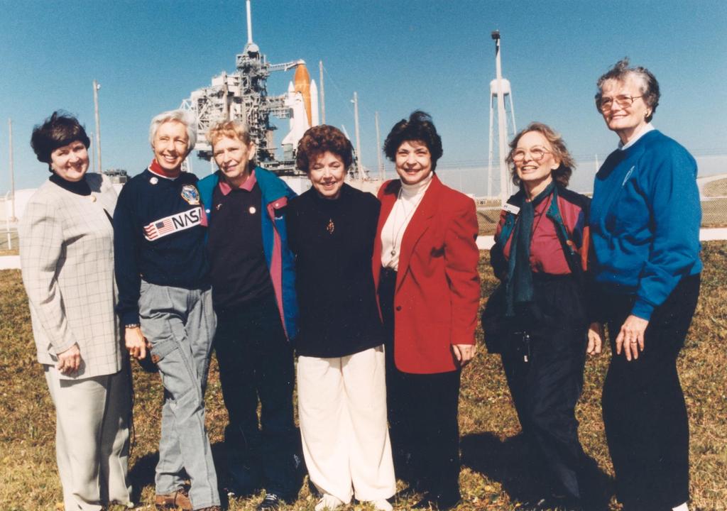 Gene Nora Jessen, Wally Funk, Jerrie Cobb, Jerri