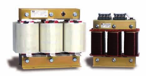 DETUNED REACTORS OCHRANNÉ TLUMIVKY Construction Standard design is intended for detuned capacitor banks. Reactors have high linearity, low losses and minimal noise.