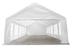 altánu: 3,65x3x2,7 m nohy: průměr 60 mm, tloušťka stěny 1,1 mm materiál bočnic: 180 g/m² PE, 35 g/m² Grenadine boční
