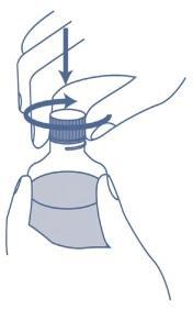 Oral Syringe stříkačka pro perorální podání Bottle Adaptor adaptér na lahvičku Bottle Cap uzávěr lahvičky Bottle lahvička 23mL 23 ml Instrukce pro použití Váš lékárník Vám poradí, jak lék odměříte