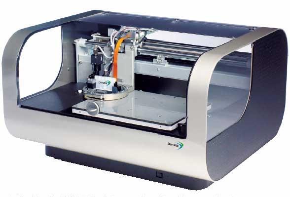 Nanášení funkčních materiálů metodou InkJet 2.3 TISKÁRNA INKJET 2.3.1 Materiálová tiskárna Dimatix Dimatix DMP 2831, Obr. 6, je tiskárna vhodná pro komerční výzkumné podmínky s nízkými náklady.