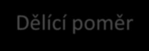 7..06 Dělící poměr AC BC ; je kldé pro bod C ležící vě ůsečky AB je záporé pro bod C ležící uvitř ůsečky AB. Číslo které jedozčě udává polohu bodu přímce vzhledem ke dvěm pevě dým bodů.