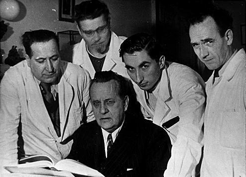 Karl Endtresser, academic painter; Ludwig Schrott, Jr.; Univ. Prof. Dr. med.