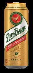 Zlatý Bažant 12% 0,5 l Zlatý Bažant 0,0% 0,5 l jednotková cena