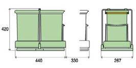 420 mm šedý od mm 2 x 14 l 73,- 16