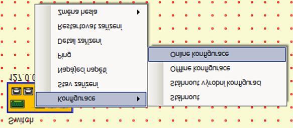Kurzorem myši najeďte na zařízení, klikněte na levé a poté na pravé tlačítko myši. Vyberte menu Konfigurace / Online konfigurace a vložte požadované heslo. Redundantní napájení GND (PE) + Bez PoE: 10.
