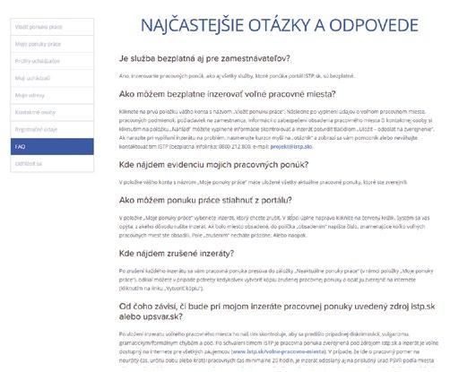 Registračné údaje Údaje o zamestnávateľovi automaticky načítané z Registra organizácií vedenom Štatistickým úradom SR (ako napr.