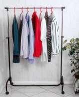 Obešalnik za vrata 8703005 bela plastika-aluminij, 6 plastičnih kljukic, dolžina: ca.