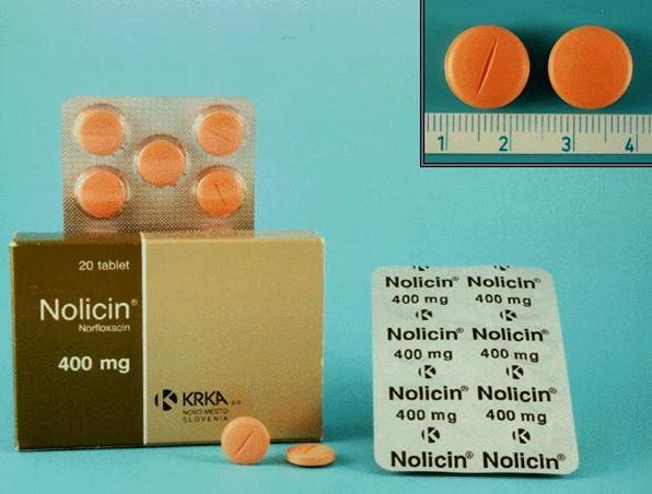generace (norfloxacin NOLICIN) jen pro močové infekce Hodně
