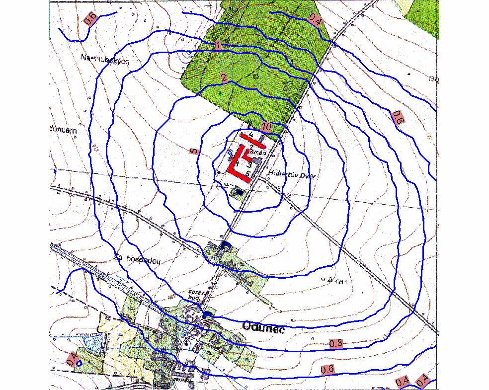 M 1:10 000 Navrhovaný redukovaný stav M 1:10 000 M 1:10
