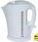 Mali kućni aparati, nega, grejalice LKE0365 vodokuvalo Kapacitet posude 1,5 l Snaga 2200 W Otvor za
