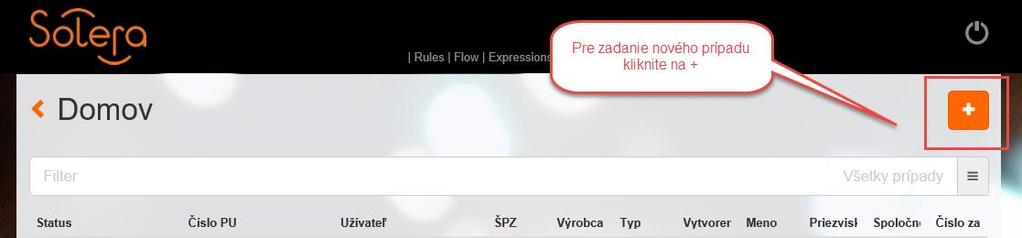 Karta Akcia prijatie, zdieľanie, odoslanie prípadu V prípade, že komunikujete s poisťovňou prostredníctvom AudaFlow (zasielate si prípady cez platformu), začínate prácu s prípadom na karte