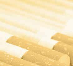 Cigaretu tvoří směs tabáků, kterých může být až 30 druhů.