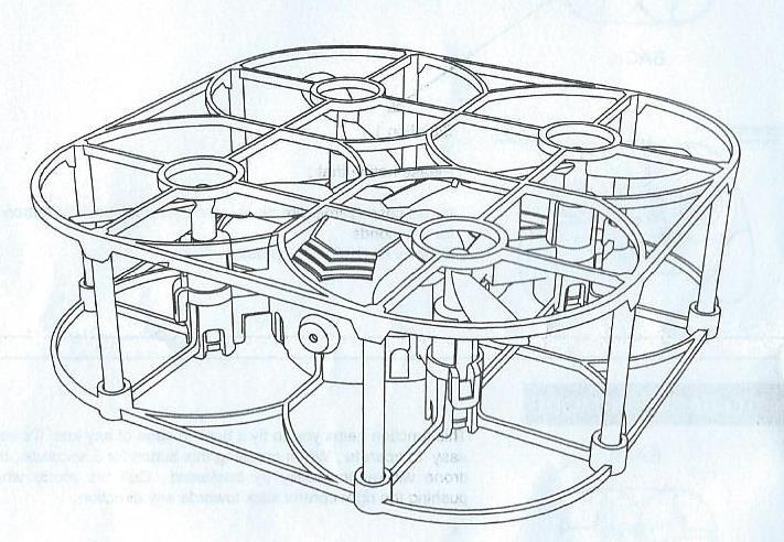 Uživatelská příručka Rc-model dronu s kamerou a fixací výšky Hlavní funkce Použití čtyř os s rotory umožnuje modelu