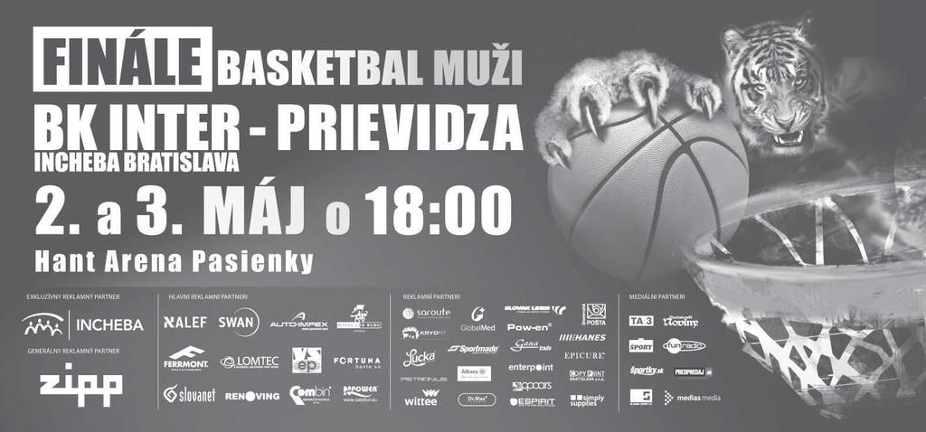 32 BASKETBAL štvrtok 24. 4. 2014 Prievidza sa pobije o zlato v extralige basketbalistov! S definitívnou platnosťou o tom rozhodlo utorkové šieste semifinálové stretnutie.