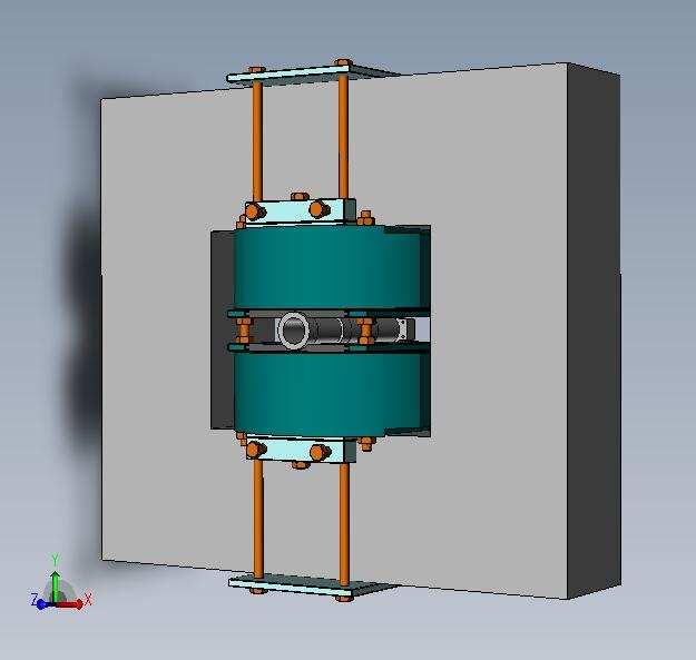 .5 Vizualizace permanentního magnetu Pomocí programu Solidworks nakreslil pan Ing.