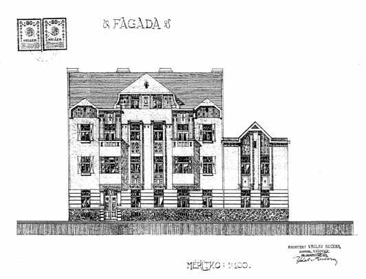 studie Svoboda / Praha stoletá (3) Obr. 17. Praha 10-Vršovice, čp. 115, Holandská 18. František Novotný, 1911 (SA P10, repro autor, 2013). Obr. 18. Praha 4-Nusle, čp. 543, Křesomyslova 13.