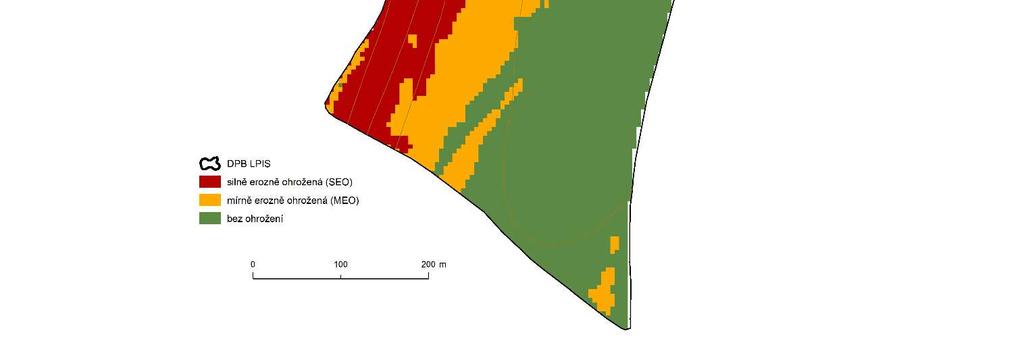 navržení dělení DPB na parcely Orientace dle znalosti terénu Erozní parcelaje DPB nebo jeho část, definována jednou skupinou plodin a jednou skupinou půdoochrannýchtechnologií zhlediska erozní