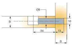 (33-37) D2=8mm materiál: