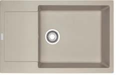 Sety - Drezy Fragranit SET G (MRG 651-78* Batéria) Rozmery 780 500 mm Dostupné farby drezu*: Dostupné farby batérií**: Drezy 350 425 200 mm 160 302 130 mm 2 4 Miesta pre vyrazenie otvoru Š. TM..071.