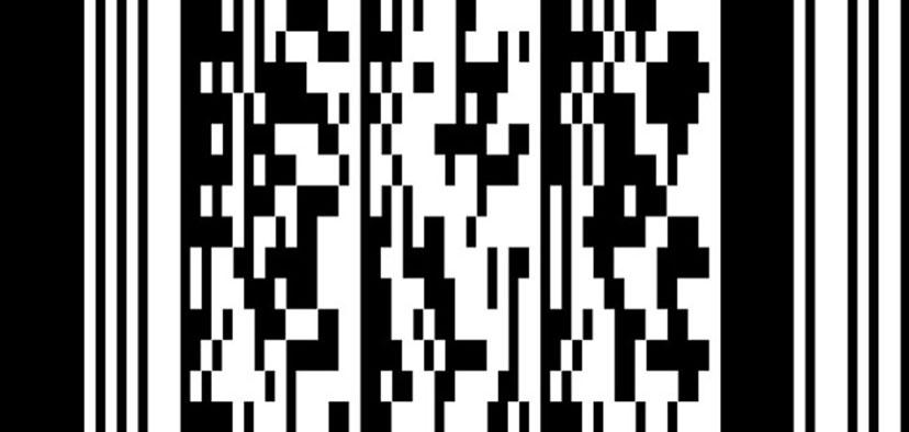 2.4.6 PDF 417 PDF 417 nebo-li Portable Data File 417 (obrázek 2.12) je kvazidvourozměrný kód s velmi vysokou informační kapacitou.
