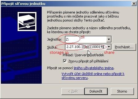 Description (např. 172.27.100.12 ). Jméno_služby je na PP položka ID services (platform) (např. ss1100014) Složka tedy pro uvedený příklad bude: \\172.27.100.12\ss1100014$ Dále budete vyzváni k ověření přístupových údajů pomocí Uživatelského jména a hesla.