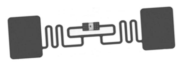 Parametry čipů pro UHF RFID tagy Komplexní vstupní impedance čipu o Zchip= 22 j195 Ω o vstupní impedance antény Zin = 22 + j195 Ω Citlivost čipu o