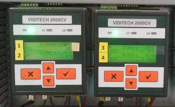 KONSTRUKČNÍ ŘEŠENÍ Obr. 4-34 Analyzátor ViDiTech 2000CV Přístroj obsahuje měřící kanály: 2x pro vibrace a 4x pro teplotu (3vodičová PT 100).