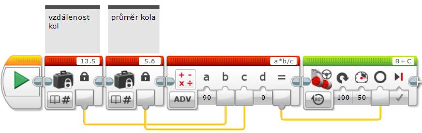 CVIČENÍ 11 ŘEŠENÍ #stupňů = (90 * d) /