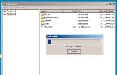 Znovu spusťte svůj počítač, tentokrát již s připojeným 120GB diskem, a obnovte data. Data z partition 3 přesunete na nový disk pomocí funkce Inject Folder.
