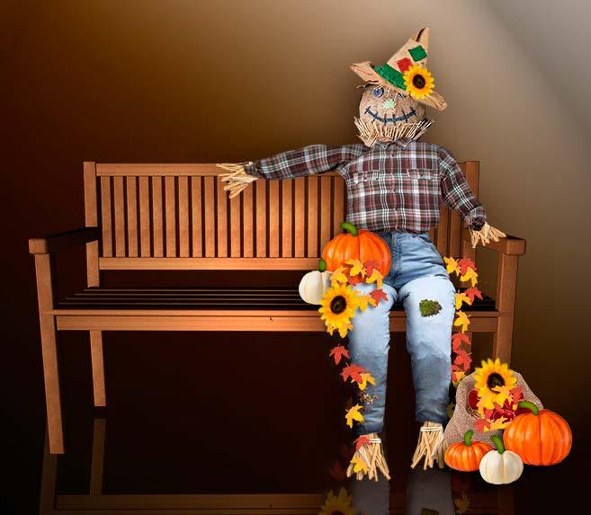 40 N 000 026 Autumn bench with